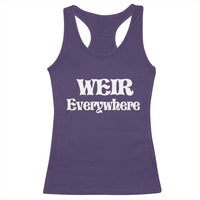 Weir Everywhere Racerback Tank Top Legendary Musician Memorial Retro Tribute for Fans