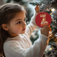 Golden Retriever Christmas Ornament My Kid Has Paws Dog Lover - Wonder Print Shop