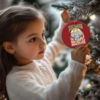 Inspirational Quote Christmas Ornament Stay Closed To People Who Feel Like Sunshine Retro Groovy - Wonder Print Shop