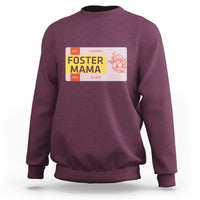 Foster Mama Sweatshirt Licensed To Love Est 2024 Adoptive Mom - Wonder Print Shop