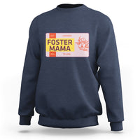 Foster Mama Sweatshirt Licensed To Love Est 2024 Adoptive Mom - Wonder Print Shop