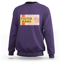 Foster Mama Sweatshirt Licensed To Love Est 2024 Adoptive Mom - Wonder Print Shop