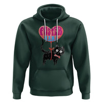 Cat Mom Hoodie Foster Cat Mama Black Cat Doodle - Wonder Print Shop