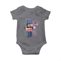 4th of July Gamer Baby Onesie Uncle Sam Pixels Gaming Celebrate Independence Day