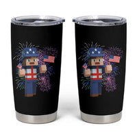 4th of July Gamer Tumbler Cup Uncle Sam Pixels Gaming Celebrate Independence Day