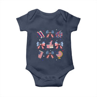 4th of July Teacher Student Baby Onesie Patriotic Teaching Learning Retro Coquette