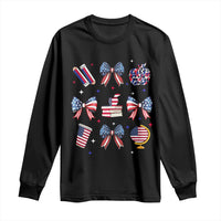 4th of July Teacher Student Long Sleeve Shirt Patriotic Teaching Learning Retro Coquette
