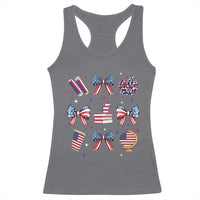 4th of July Teacher Student Racerback Tank Top Patriotic Teaching Learning Retro Coquette