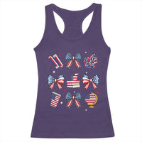 4th of July Teacher Student Racerback Tank Top Patriotic Teaching Learning Retro Coquette