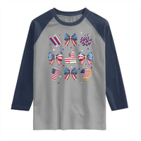 4th of July Teacher Student Raglan Shirt Patriotic Teaching Learning Retro Coquette