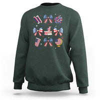 4th of July Teacher Student Sweatshirt Patriotic Teaching Learning Retro Coquette