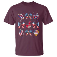 4th of July Teacher Student T Shirt Patriotic Teaching Learning Retro Coquette