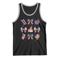 4th of July Teacher Student Tank Top Patriotic Teaching Learning Retro Coquette