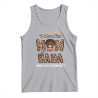 Black Afro Women Mother's Day Tank Top God Gifted Me Two Titles Mom And Nana I Rock Them Both