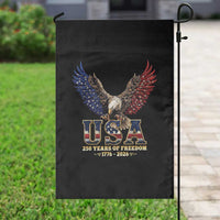 250 Years USA Majestic Bald Eagle Garden Flag American Flag Wings Patriotic Semiquincentennial 250th Anniversary