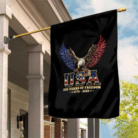 250 Years USA Majestic Bald Eagle Garden Flag American Flag Wings Patriotic Semiquincentennial 250th Anniversary