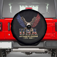 250 Years USA Majestic Bald Eagle Spare Tire Cover American Flag Wings Patriotic Semiquincentennial 250th Anniversary
