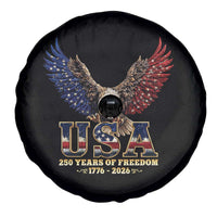 250 Years USA Majestic Bald Eagle Spare Tire Cover American Flag Wings Patriotic Semiquincentennial 250th Anniversary