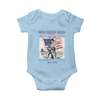 Custom Name Descendant of a Patriot USA 250 Years of Freedom Personalized Baby Onesie 1776-2026 Revolutionary War Heritage
