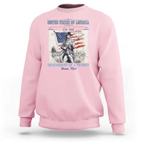 Custom Name Descendant of a Patriot USA 250 Years of Freedom Personalized Sweatshirt 1776-2026 Revolutionary War Heritage