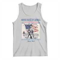 Custom Name Descendant of a Patriot USA 250 Years of Freedom Personalized Tank Top 1776-2026 Revolutionary War Heritage