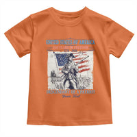 Custom Name Descendant of a Patriot USA 250 Years of Freedom Personalized Toddler T Shirt 1776-2026 Revolutionary War Heritage