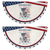 Custom Name Descendant of a Patriot USA 250 Years of Freedom Personalized Patriotic Fan Flag 1776-2026 Revolutionary War Heritage