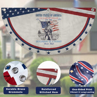 Custom Name Descendant of a Patriot USA 250 Years of Freedom Personalized Patriotic Fan Flag 1776-2026 Revolutionary War Heritage