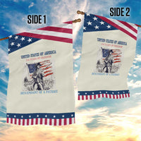 Custom Name Descendant of a Patriot USA 250 Years of Freedom Personalized Patriotic Garden Flag 1776-2026 Revolutionary War Heritage