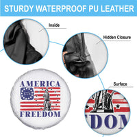 America Freedom 1776 Revolutionary War Spare Tire Cover Minuteman Betsy Ross Flag Patriotic History