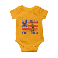America Freedom 1776 Revolutionary War Baby Onesie Minuteman Betsy Ross Flag Patriotic History
