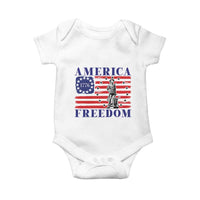 America Freedom 1776 Revolutionary War Baby Onesie Minuteman Betsy Ross Flag Patriotic History
