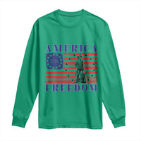 America Freedom 1776 Revolutionary War Long Sleeve Shirt Minuteman Betsy Ross Flag Patriotic History