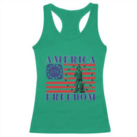 America Freedom 1776 Revolutionary War Racerback Tank Top Minuteman Betsy Ross Flag Patriotic History