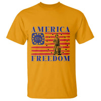 America Freedom 1776 Revolutionary War T Shirt Minuteman Betsy Ross Flag Patriotic History