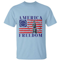 America Freedom 1776 Revolutionary War T Shirt Minuteman Betsy Ross Flag Patriotic History