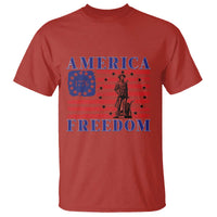 America Freedom 1776 Revolutionary War T Shirt Minuteman Betsy Ross Flag Patriotic History