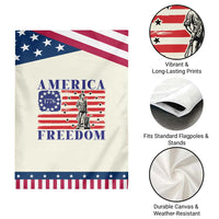America Freedom 1776 Revolutionary War Patriotic Garden Flag Minuteman Betsy Ross Flag Patriotic History