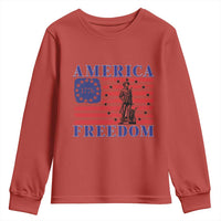 America Freedom 1776 Revolutionary War Youth Sweatshirt Minuteman Betsy Ross Flag Patriotic History