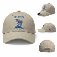Freedom It’s What We Do Best Since 1776 Baseball Cap Revolutionary War Patriot Battle Scene