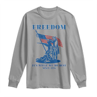 Freedom It’s What We Do Best Since 1776 Long Sleeve Shirt Revolutionary War Patriot Battle Scene