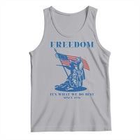 Freedom It’s What We Do Best Since 1776 Tank Top Revolutionary War Patriot Battle Scene