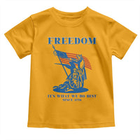 Freedom It’s What We Do Best Since 1776 Toddler T Shirt Revolutionary War Patriot Battle Scene