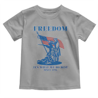 Freedom It’s What We Do Best Since 1776 Toddler T Shirt Revolutionary War Patriot Battle Scene