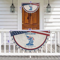 Freedom It’s What We Do Best Since 1776 Patriotic Fan Flag Revolutionary War Patriot Battle Scene