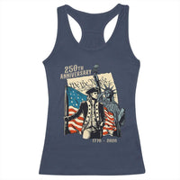 250th Anniversary 1776-2026 We The People Racerback Tank Top George Washington and Statue of Liberty History Pride
