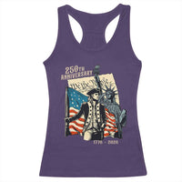 250th Anniversary 1776-2026 We The People Racerback Tank Top George Washington and Statue of Liberty History Pride