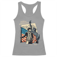 250th Anniversary 1776-2026 We The People Racerback Tank Top George Washington and Statue of Liberty History Pride