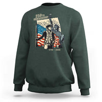 250th Anniversary 1776-2026 We The People Sweatshirt George Washington and Statue of Liberty History Pride