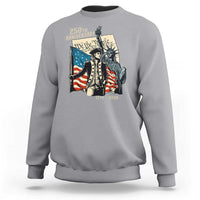 250th Anniversary 1776-2026 We The People Sweatshirt George Washington and Statue of Liberty History Pride